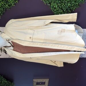 Jessica Simpson Cotton Embroidered Shacket